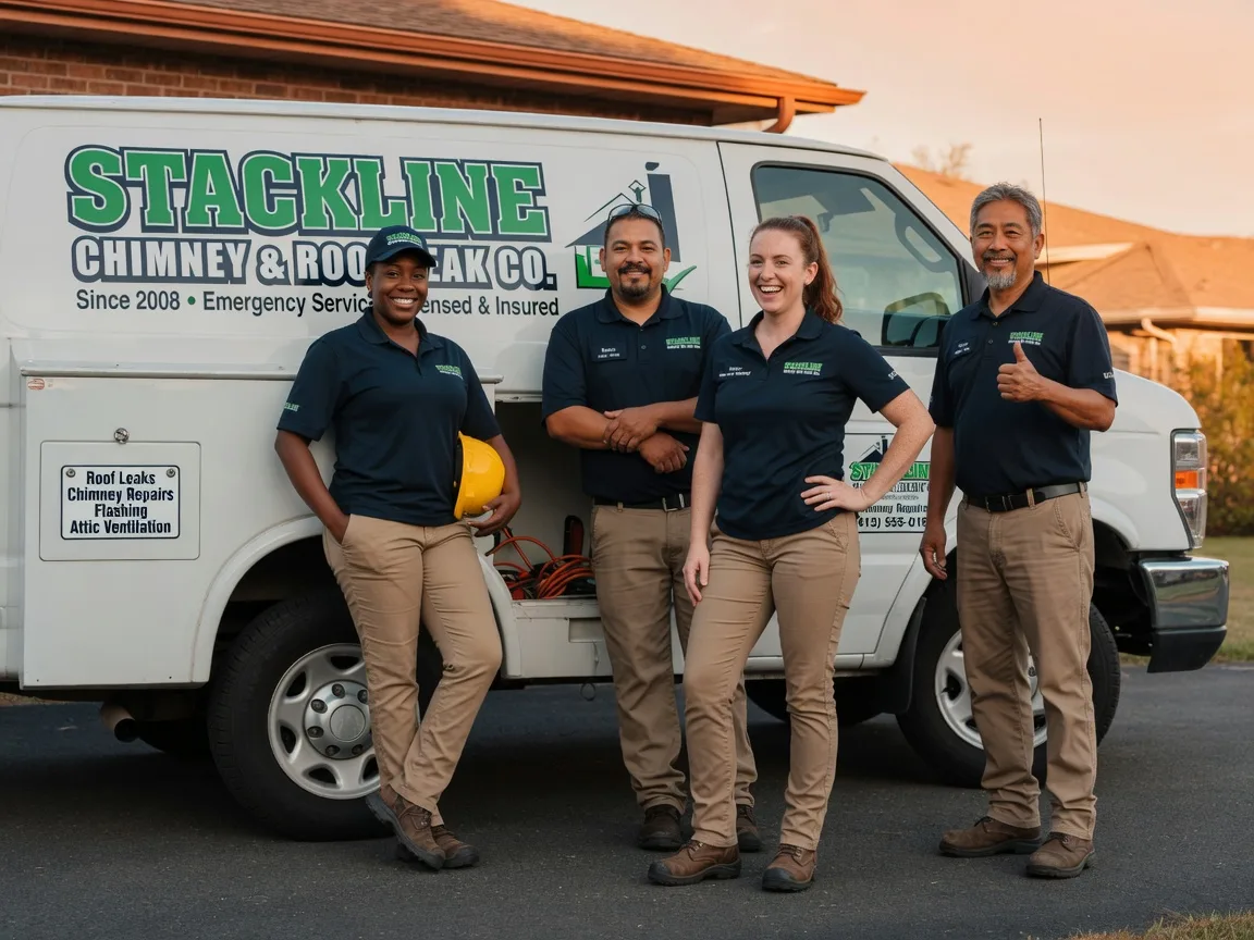 Chimney flashing repair company in Rice, MN